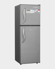 Impex Double Door Refrigerator | 138L | Top Mount Freezer | Fast Cooling | Energy Saving | IMRF140C - Dark Grey
