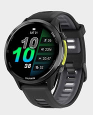 Garmin Forerunner 970 Smart Watch | 1.4inch AMOLED Display | Silicone Strap | 135 - 205mm Wrist Size | Bluetooth + ANT+ Wi-Fi Connectivity | Multi-band GNSS | Multi-sport and Activity Tracking | 010-02969-10 - Black