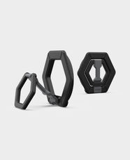 UAG Magnetic Ring Stand - Black/silver