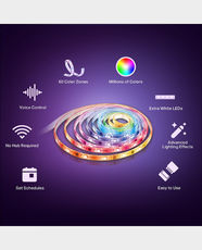TP-Link Tapo L930-5 Smart Wi-Fi Light Strip | 13W | 100-240V | Wi-Fi Connection | Zonal Color Control | Voice Control | Surface Coating - Multicolor
