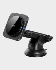 ESR Halolock Dashboard Wireless Car Charger | 15W | Built-In Magnetic Ring | Adjustable Dashboard and Windshield Mount | Compatible with iPhone 12 or Later Series | 2K60902 - Black