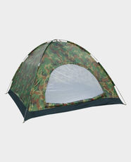 Desert Patrol Single Layer Tent | 4 Person Capacity | 200 × 200 × 135 cm | Polyester Pongee Inner Material | Waterproof and Weather-Resistant | SY-011 - Green