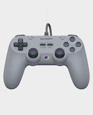 GameSir Tegenaria Lite Wired Symmetric Game Controller | Hall Effect Sticks | 1000Hz Polling Rate | Dual Vibration Motors | Mappable Back Buttons - Retro Gray