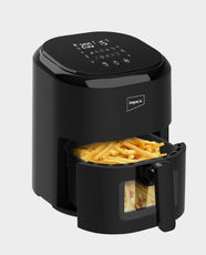 Impex AF 4307 Digital Air Fryer | 1200W | 4.5L | 10 Preset Menus | 60 Mintues Timer With Automatic Shut-Off | Smart Touch Control - Black