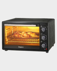 Impex OV 2901 Electric Oven | 1500W | 35L | 6 Stages Heating Selector | 60 Mintues Timer With Bell Ring - Black