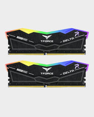 TeamGroup T-Force Delta RGB 64GB RAM (32GB X 2) | DDR5 | RGB | 6000 MHz Frequency | CL38 Latency | FF3D564G6000HC38ADC01 - Black