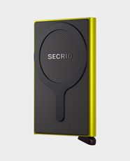 Secrid Cardprotector for MagSafe | Secure Magnetic Attachment for iPhone | RFID-Safe Aluminum Card Holder | Holds 4–6 Cards – Lime