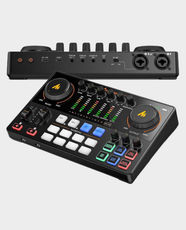 Maono Maonocaster E2 Gen 2 Audio Interface And Podcast Equipment | 20Hz - 20kHz Frequency Response | 11 Customizable Sound Pads | 2000mAh Battery Up to 8 Hours | Streaming, DJ, PC, Smartphone - Black