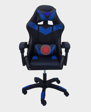 Chatty RGB Gaming Chair | Remote Control LED Lights | Adjustable Height and Recline | CS-LCHR01-B - Blue