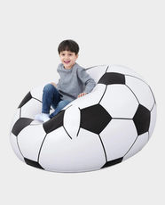 Bestway Beanless Soccer Ball Inflatable Chair | Age 6 years and above | 1.14M x 1.12M x 66CM | BES115TOY01017 - Black/White