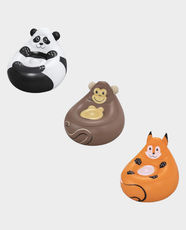 Bestway Cozy Critters Air Chair | Easy-to-Clean | Durable Material | Friendly Animal Graphic | 72cm x 72cm x 72cm | BES115TOY01618