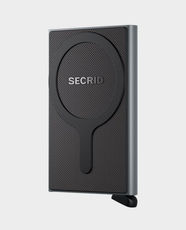 Secrid Cardprotector for MagSafe | Secure Magnetic Attachment for iPhone | RFID-Safe Aluminum Card Holder | Holds 4–6 Cards – Titanium