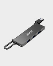 UNITEK 4 Ports USB-A 5Gbps Hub | 50cm Cable Length | Micro USB Power Port | 5Gbps Data Transfer Speed | Y-3145C - Black