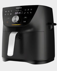 Toshiba Air Fryer | 7.4L Capacity | 1600W | Up To 80% less Oil | AF-74CPIURME - Black