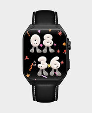 Kenneth Scott Unisex Multi Color Dial Smart Watch with Interchangeable Strap | 1.96inch AMOLED Display | Bluetooth | IP67 Water Resistant | Multiple Sports Modes | Customizable Watch Faces | KCRV10-XSBBB - Black