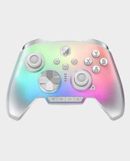 MOJHON Rainbow 3 Wireless Gaming Controller | NearLink/Bluetooth | 16 Microswitch Buttons | Electrostatic Joystick - Jade White