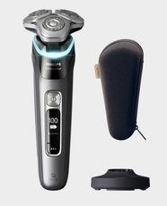 Philips i9000 Prestige Wet and Dry Electric Shaver | SkinIQ AI-Powered Comfort | Triple Action Lift and Cut System | Dual SteelPrecision Blades | 360° Precision Flexing Head | USB-A Charging | XP9202/10 - Dark Slate