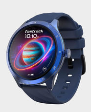 Titan Fastrack Jupiter Flex Smart Watch | 1.38-inch UltraVU Display | Bluetooth Calling | 300mAh Battery | IP68 Water Resistance | Heart Rate, SpO₂, BP Monitoring | 100+ Sports Modes | 38165PP02 - Blue