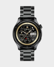 Titan Fastrack Elite Smart Watch | 1.43" HD Round Display with AOD | Bluetooth Calling | Weather Display | Daily Activity Tracking | Metal Strap | 38172NM01 - Black