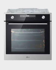 LG 3 Layered Door Built in Electric Oven | 2900W | 72L | Wide View Window | Knob and Glass Touch Control | WSEZM7225S - Black