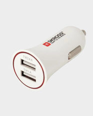 Skross Dual USB Car Charger | 65W PD Fast Charging | 2 x USB‑A Ports | Ideal for Cars, Trucks, Campers, Boats | 12‑24V Input | Compact Design - White