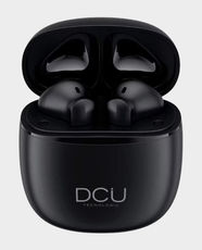 DCU Tecnologic Mini Matte Earbuds | Upto 20 Hours Battery Life | Low Latency 60ms | 10 mm Dynamic Driver | IPX4 Sweatproof | USB-C Charging | LED Battery Indicator | Bluetooth 5.1 | 34152050 - Black