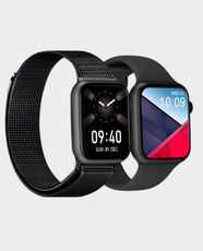 DCU Tecnologic Colorful 2 Smartwatch | 1.91″ IPS Touch Screen | Includes 2 Wristbands | Voice Assistant | 3 Games | Sleep Monitoring | Female Cycle Tracking | 34157042 - Black & Metal