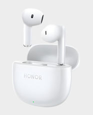 HONOR Choice Earbuds E6I | Bluetooth 5.0 | Dual Mic | Upto 24 Hours Combined Playback | IP54 Certified Splash and Dust Resistance | Intuitive Touch Controls | Dual-Channel Transmission Technology - White