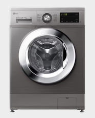LG Front Load Washing Machine | 8KG Wash/5KG Dryer | Inverter Direct Drive (DD) Motor | LG Smart Diagnosis | ThinQ Wi-Fi Connectivity | Built‑in Dryer | Steam Wash | Touch Control Panel | F2V5PGP2T - Silver