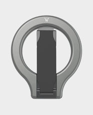 Wizard Gear 360° Magnetic Adjustable Ring Holder Stand | Wireless Charging and Car Mount Compatible - Grey