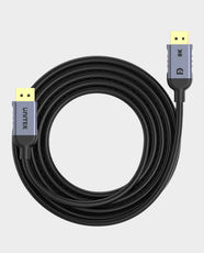 UNITEK 8K DisplayPort 1.4 Cable | 8K@60Hz Support | 1M | 32.4Gbps Bandwidth | Aluminium Alloy | Gold-Plated Connectors | C1628GY01-1M - Space Grey