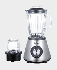 Impex 2 in 1 Blender and Ice Crusher | 600W Power | 5 Speed Pulse Control | 1.5L Glass Blender Jar | Stainless Steel Housing | Overload-Protection | BL 3507 - Black & silver