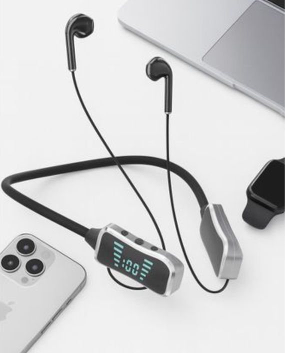 Buy Kin KL50 Bluetooth Neckband Earphones in Qatar - AlaneesQatar.Qa