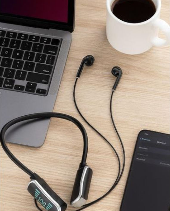 Buy Kin KL50 Bluetooth Neckband Earphones in Qatar - AlaneesQatar.Qa