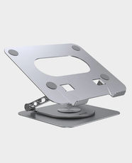 UNITEK Adjustable Laptop Stand with 360° Rotating Base | Fits 10–16″ Laptops | Ergonomic Design | Aluminum Alloy | Supports up to 4.4kg | OT180SL – Space Grey