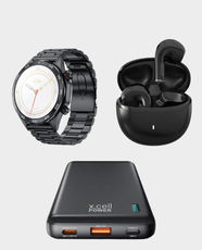 X.Cell Watch Elite 5 Black Metal + TWS Soul 17 Signature + Power Bank Combo