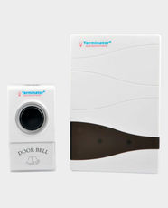 Terminator Digital Wireless Door Bell | 38 Different Melodies | Upto 100 m Range | 1 Transmitter + 1 Receiver | Battery Opetaed | TDB 016DC - White
