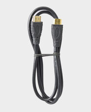 Terminator 4K 60Hz HDMI 2.0 Cable with Ethernet | 1M Length | ARC, HEC and 3D Support | Upto 18 Gbps | Compatible with 4K TVs, Consoles and Streamers | THDMIC 2.0-2005-1M - Black