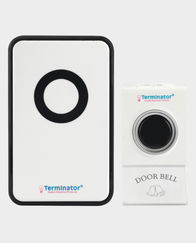 Terminator Digital Wireless Door Bell 38 Melodies 100m White in Qatar