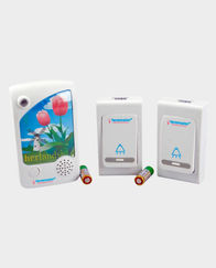 Terminator Digital Wireless Door Bell 100m White in Qatar