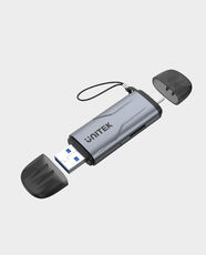 UNITEK 2-in-1 SD 3.0 Card Reader | Transfer Speed Up to 5Gbps | Compatible SD and Micro SD Cards | R1010A - Space Grey
