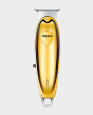 impex Hair Trimmer | 3 Easy-Fit Comb Attachments | Stainless Steel Blade | USB Rechargeable 600mAh Battery | Battery Powered | Lightweight 114g | Stainless Steel Body | TIDY 221 - Gold