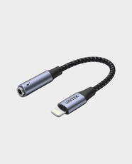 UNITEK Lightning to 3.5mm Headphone Adapter | Hi-Fi Audio DAC 48kHz/16-bit | Microphone & Call Support | OMTP/CTIA Compatible | iOS 16 & Earlier | M1208A – Space Grey