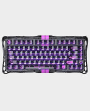 GravaStar Mercury V75 Lite 75% Wired Gaming Keyboard | Hall Effect | Hot-Swappable Magnetic Switch | RGB Lighting | GS V75 LITE-XTAL-BLK - Transparent Black