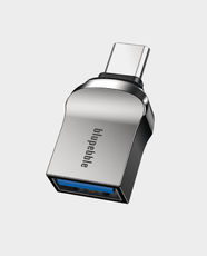 Blupebble USB-C to USB-A 3.1 OTG Adapter | 10Gbps High-Speed Data Transfer | Zinc Alloy Build | Plug & Play | Compatible with USB-C Phones, Tablets & Laptops | BP-OTGC2A-GY - Gray