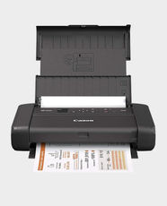 Canon PIXMA TR150 Wireless Portable Inkjet Printer With Battery | 9.0 ipm Black / 5.5 ipm Color | 4800 x 1200 dpi | Wi-Fi, USB C Connectivity - Black