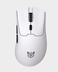 Onikuma DM01 Tri-Mode Wireless Gaming Mouse | 50H Battery | 12800 DPI | 1000Hz Polling Rate | 2.4GHz + Bluetooth and Wired Connectivity | Compatible with Windows/iOS/MAC/Android/Linux - White