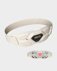 SKG W9Pro Lower Back Massager for Pain Relief | Powerful Tapping and Mid-Frequency Pulse | 8 Electrodes Design | 31 Red Light Hot Moxibustion | 10W | 2450mAh Battery - Champagne Gold