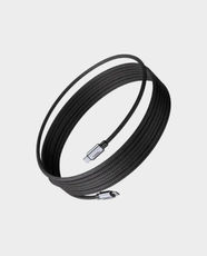 Blupebble Powerflow USB-C to USB-C Cable | 3m | Nylon Braided | PD 140W Fast Charging | 40Gbps Data Transfer | BP-PFUSBC3BR140W-BK – Black