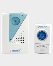 Terminator Digital Wireless Door Bell | 38 Melodies | Up to 100 m Range | 1 Transmitter and 1 Receiver | Easy Wireless Setup - TDB 001DC
